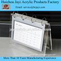 White acrylic calendar display rack,acrylic calendar display rack acrylic desktop calendar stand